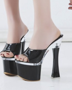 High-heeled slippers stage high-heeled shoes for women