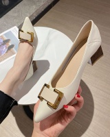Low pointed shoes Korean style high-heeled shoes for women