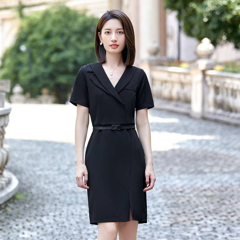 Black dress temperament business suit for women