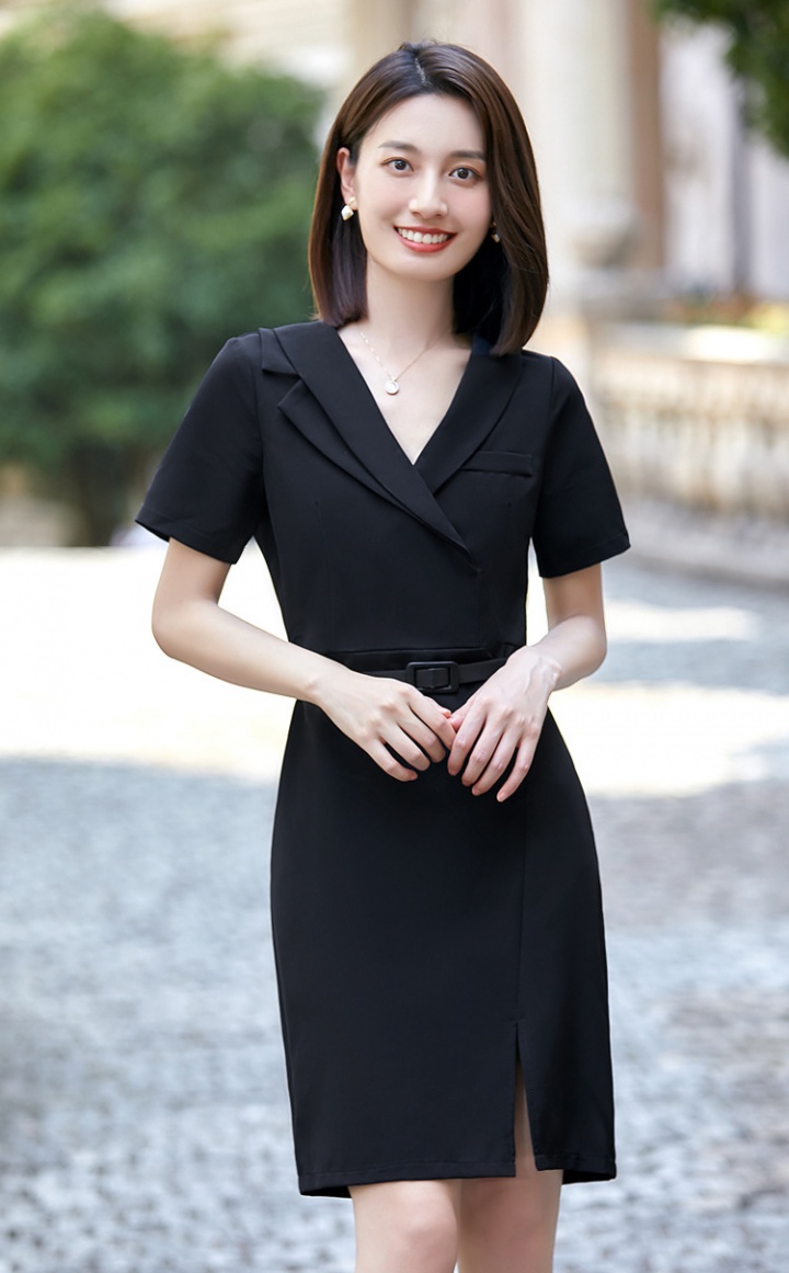 Black dress temperament business suit for women