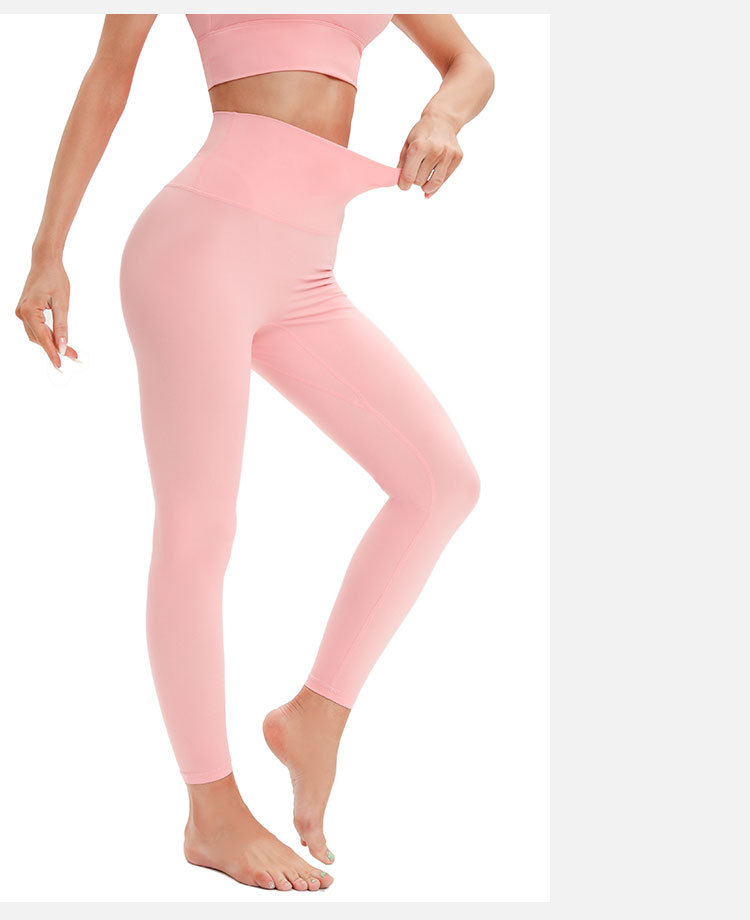 Wicking tight yoga pants sports peach fitness pants for women