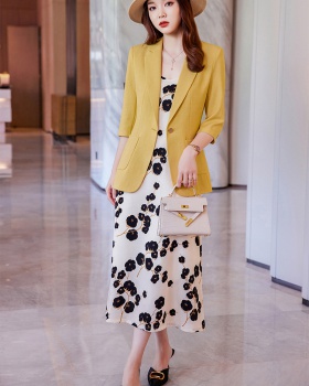Fashion coat thin business suit 2pcs set for women
