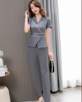 Spring and summer overalls casual pants 2pcs set