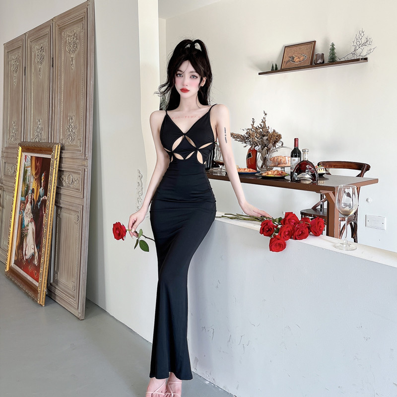 Pure slim formal dress package hip sexy dress for women