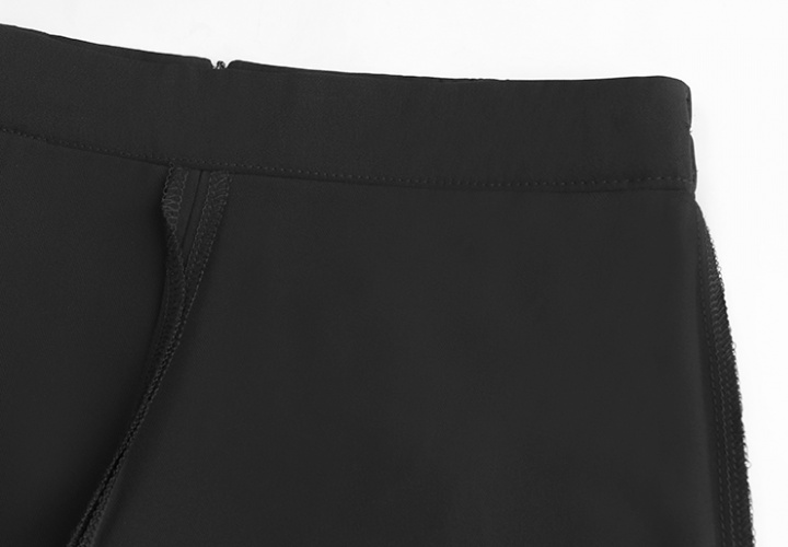 Anti emptied black business suit summer pants for women