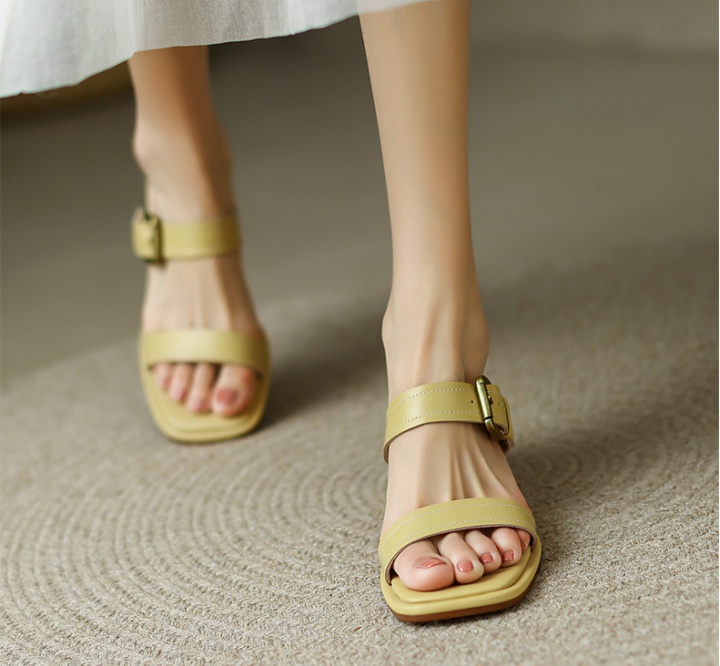Wears outside summer sandals thick slippers for women