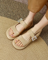 Student thick crust sandals summer sandy beach shoes for women