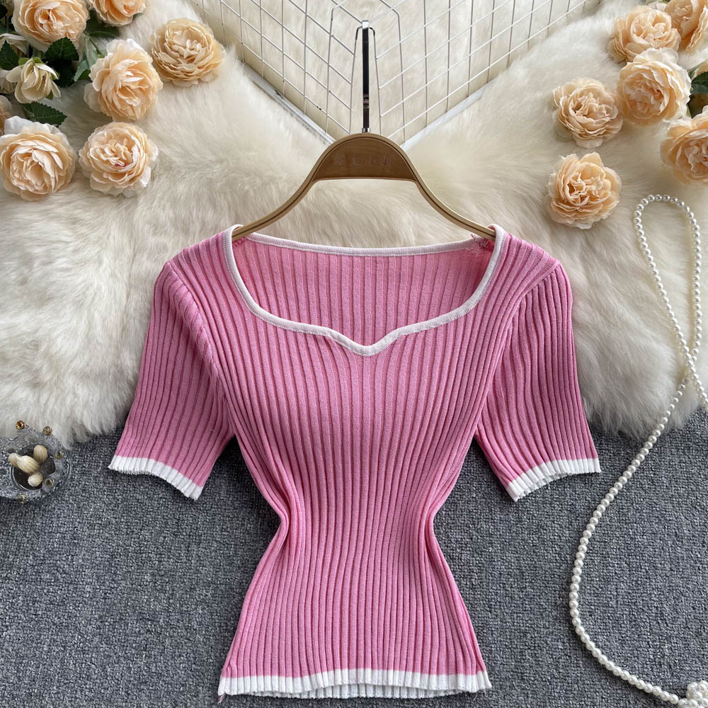 Spicegirl retro T-shirt shoulders sweater for women