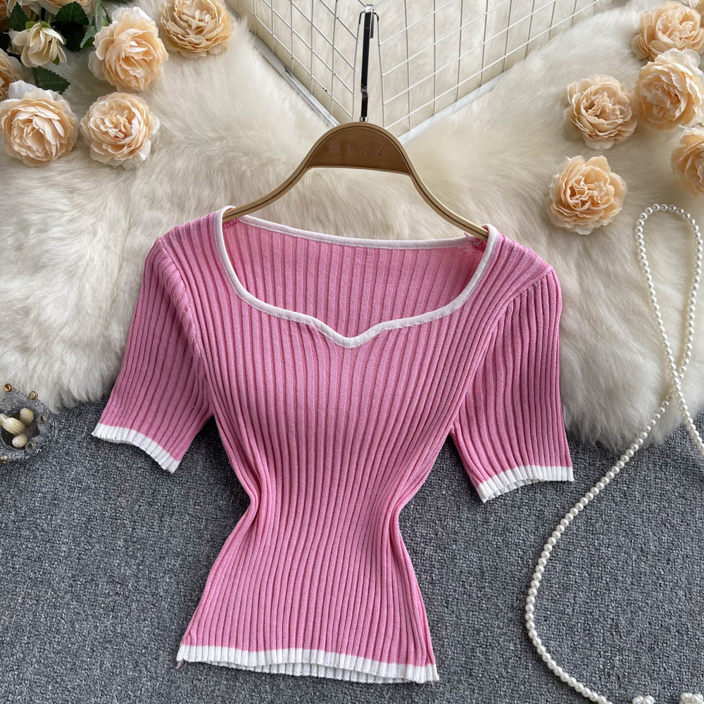 Spicegirl retro T-shirt shoulders sweater for women