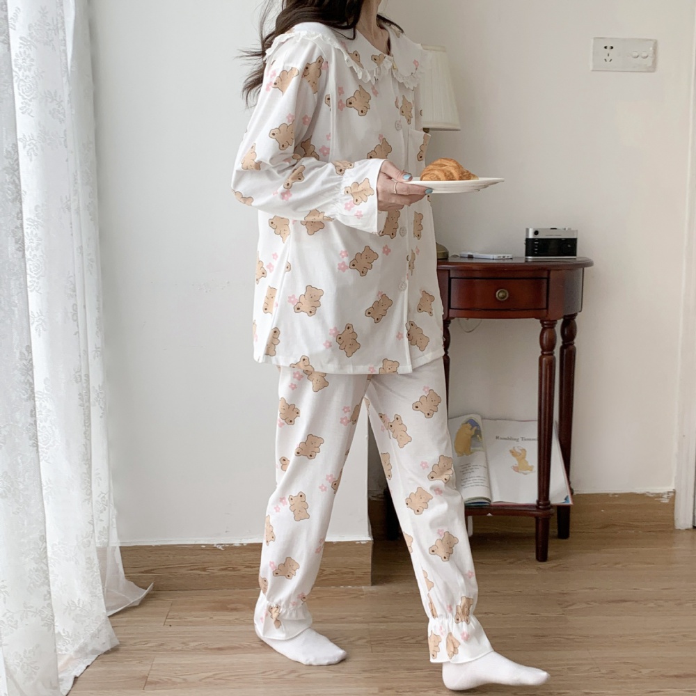At home cotton pajamas cozy maternity clothing