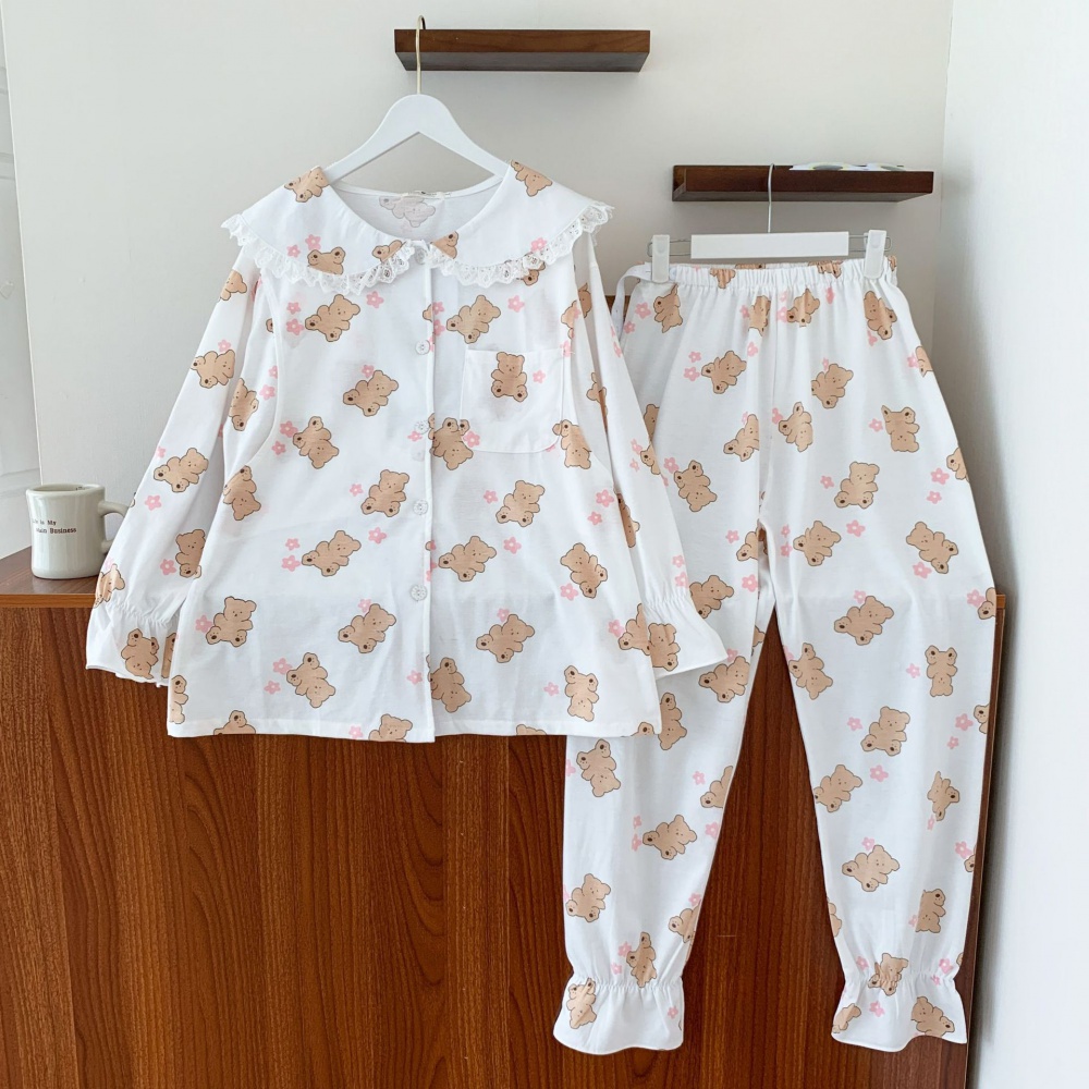 At home cotton pajamas cozy maternity clothing