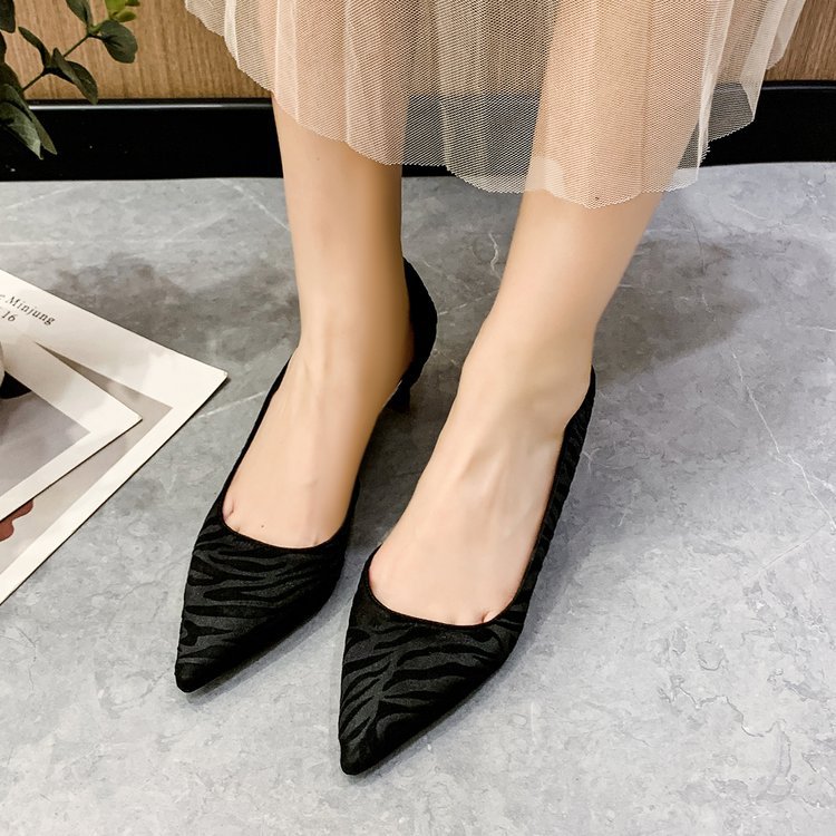 Korean style fashion high-heeled shoes thick shoes