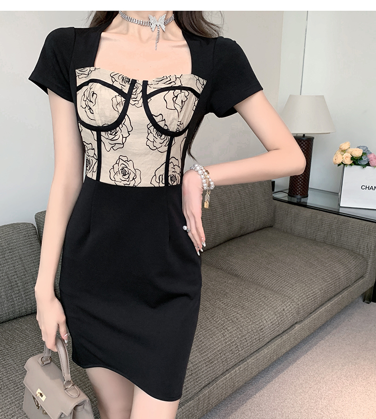 Package hip formal dress embroidery dress for women