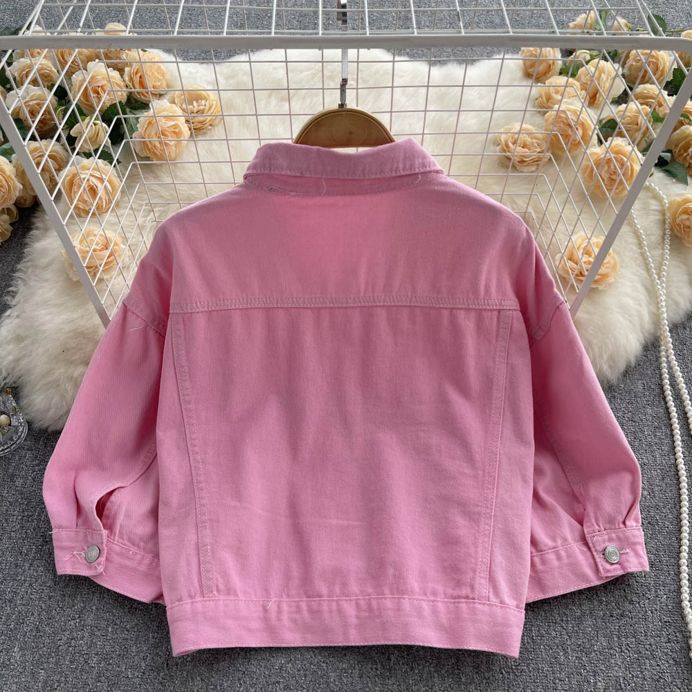 Summer France style jacket thin loose tops for women