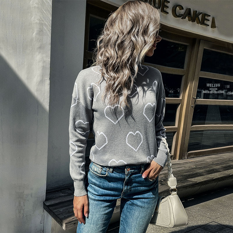Loose fashion European style sweater for women