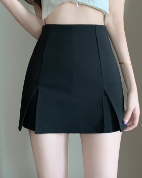 Split tight culottes summer package hip skirt