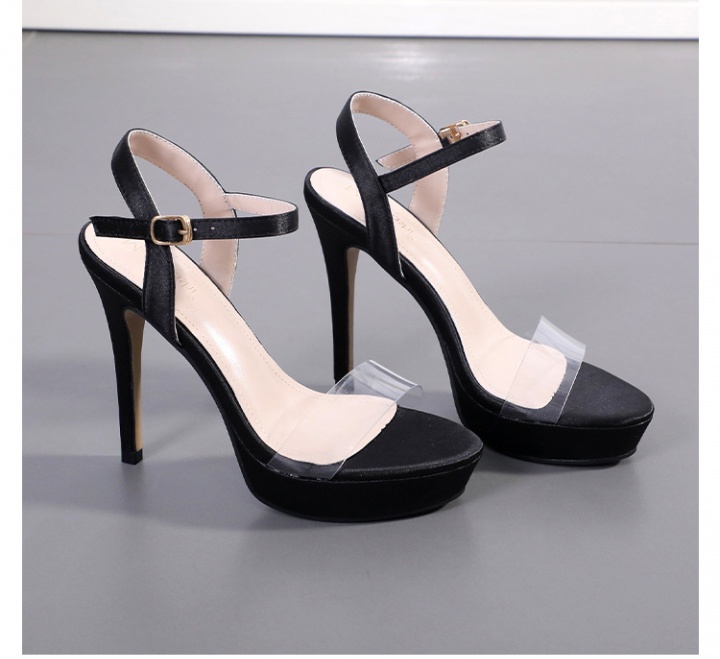 Open toe high-heeled fine-root fashion sandals