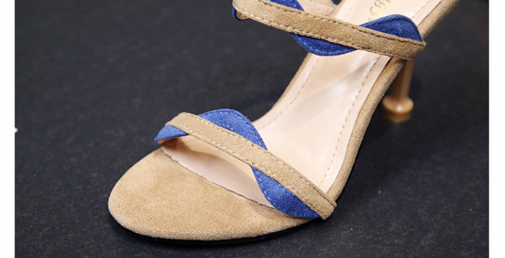 Fine-root slippers high-heeled shoes for women