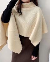 High collar Casual scarves thermal Korean style shawl