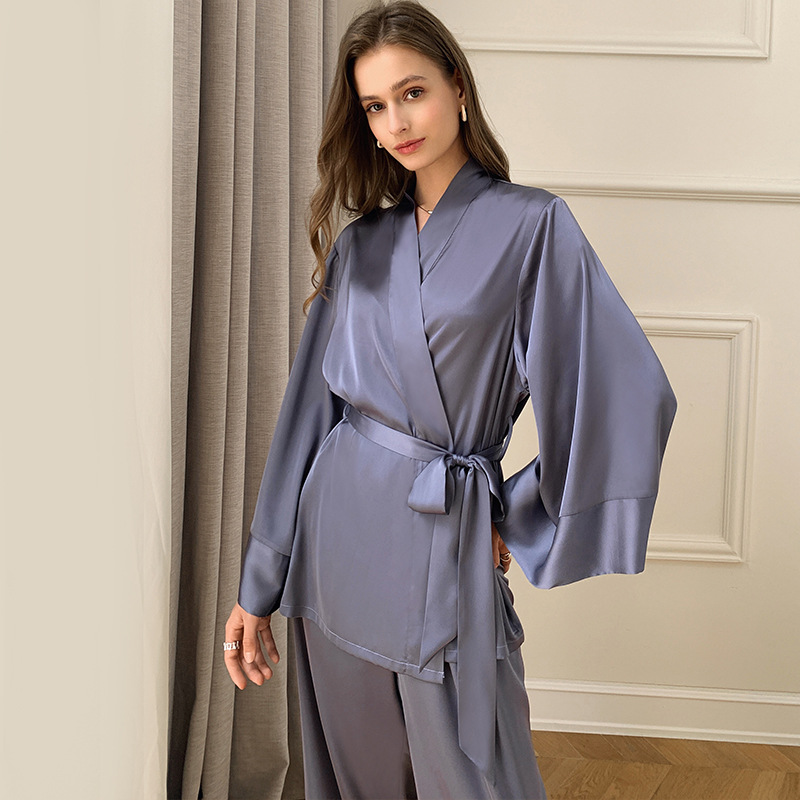Homewear France style satin pajamas a set for women