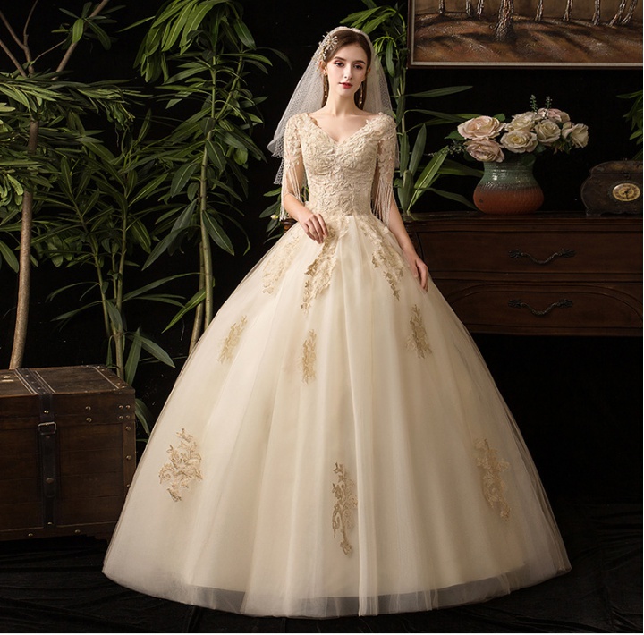 France style slim wedding dress wedding formal dress