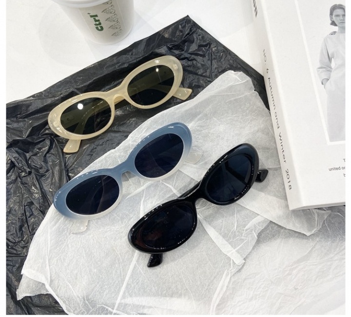 Retro Korean style round face summer Sunglasses for women