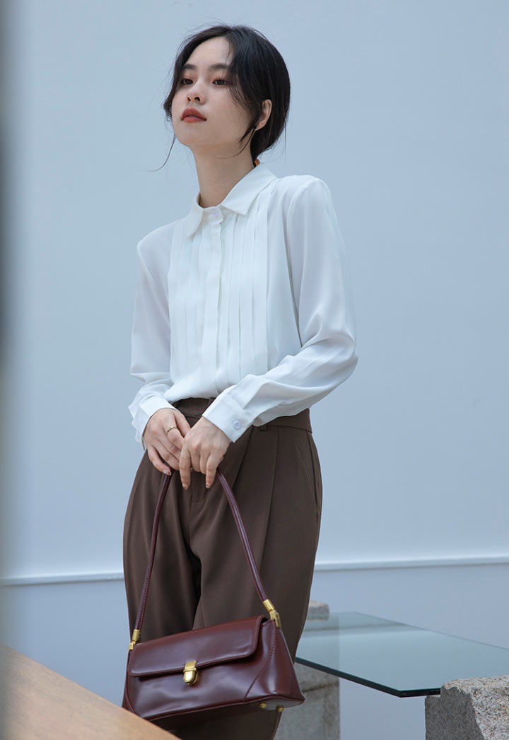Spring and autumn tops commuting shirt for women