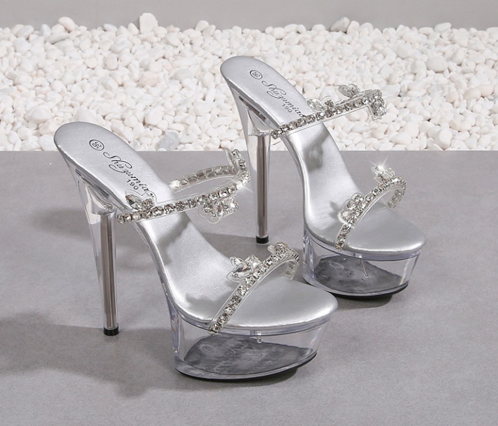Crystal high-heeled shoes nightclub shoes for women