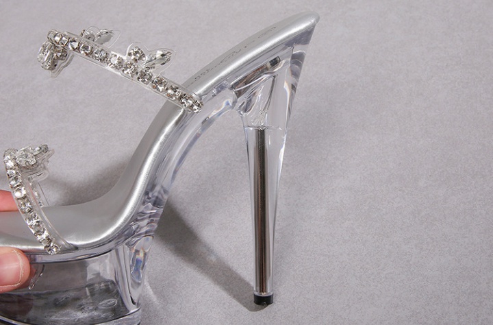 Crystal high-heeled shoes nightclub shoes for women