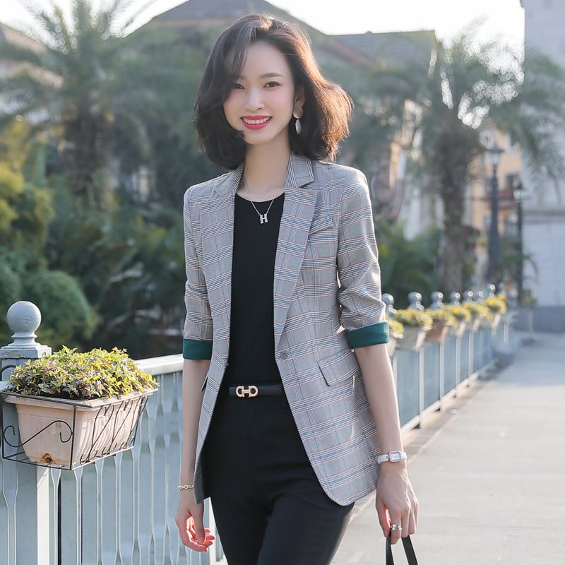 Autumn tops British style business suit for women