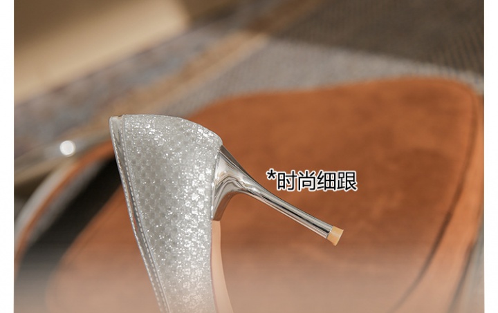 Fine-root high-heeled shoes wedding shoes for women