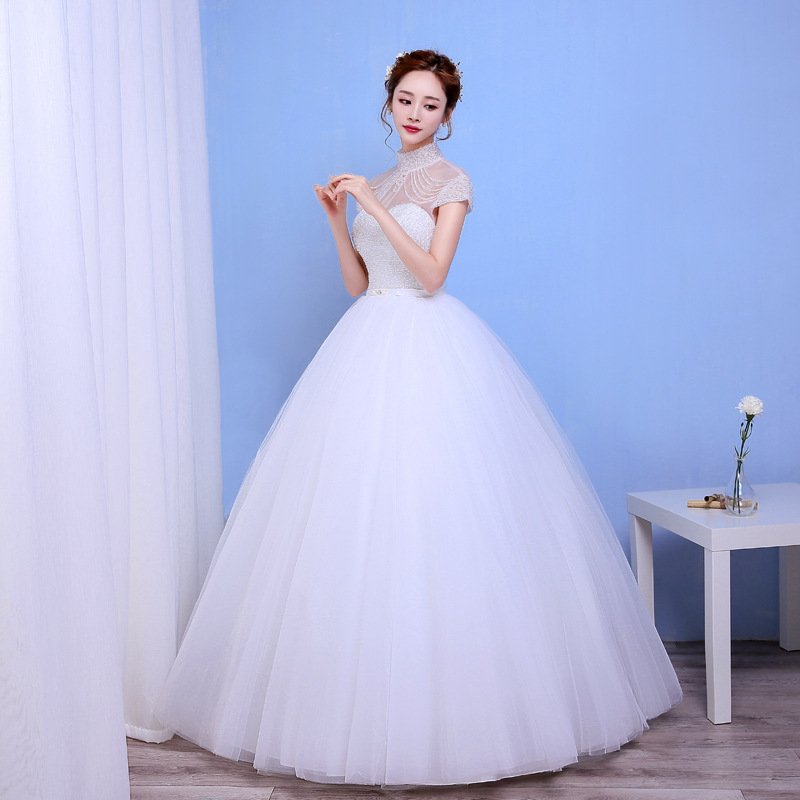 Large yard wedding dress formal dress for women