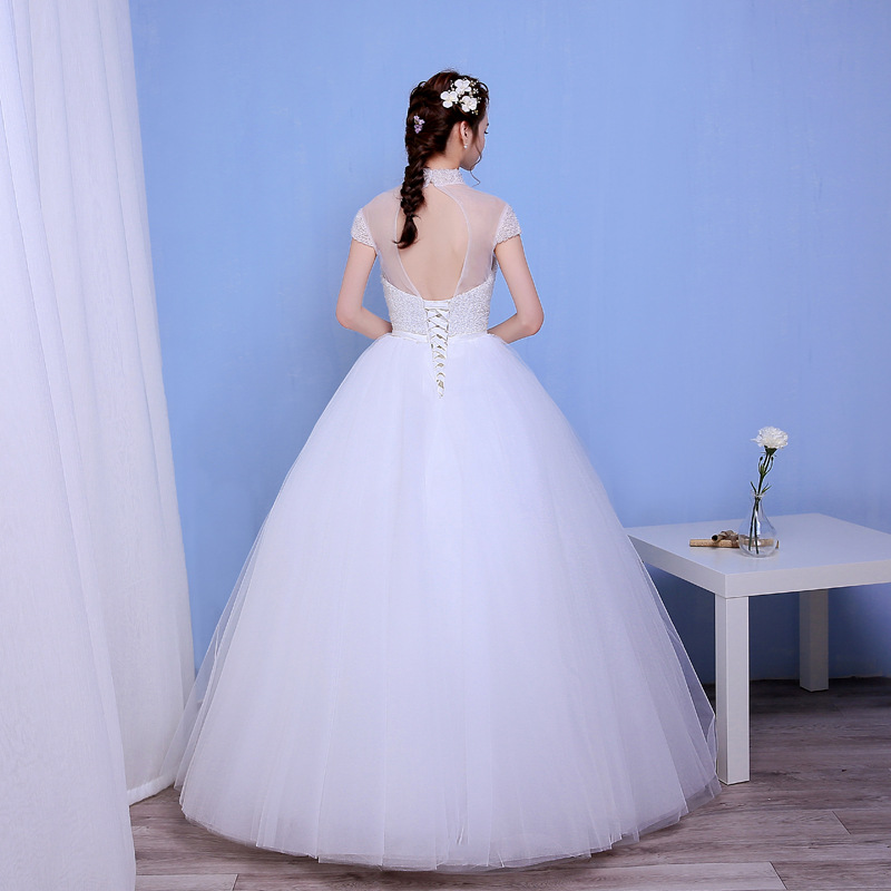 Large yard wedding dress formal dress for women