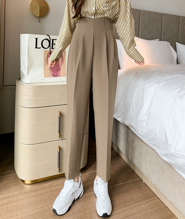 Autumn Casual high waist pants bud feet business suit