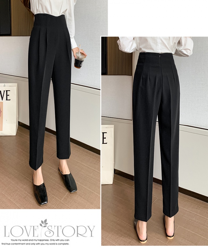 Autumn Casual high waist pants bud feet business suit