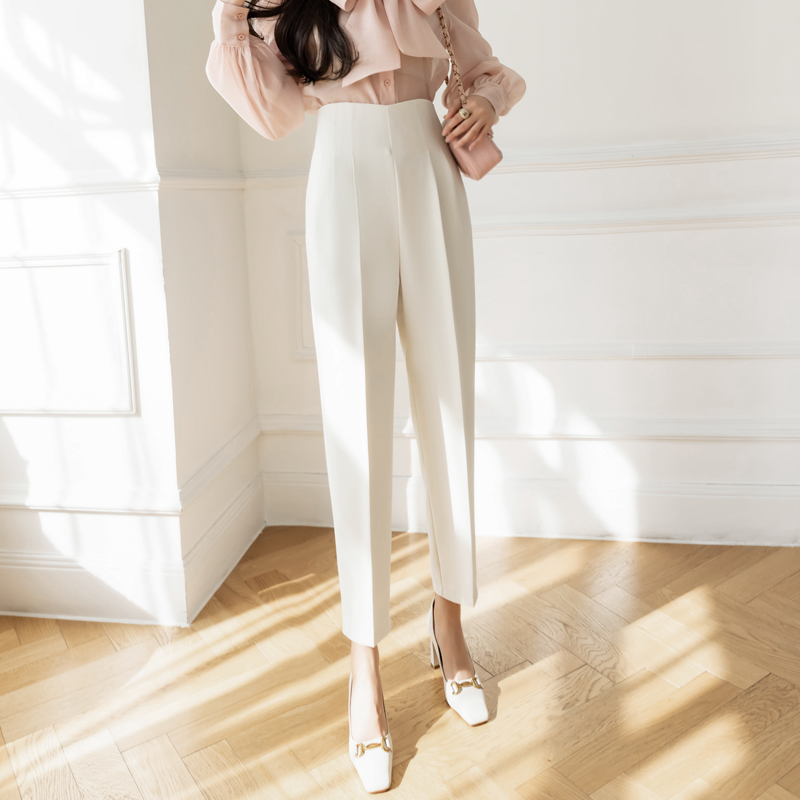 Autumn Casual high waist pants bud feet business suit