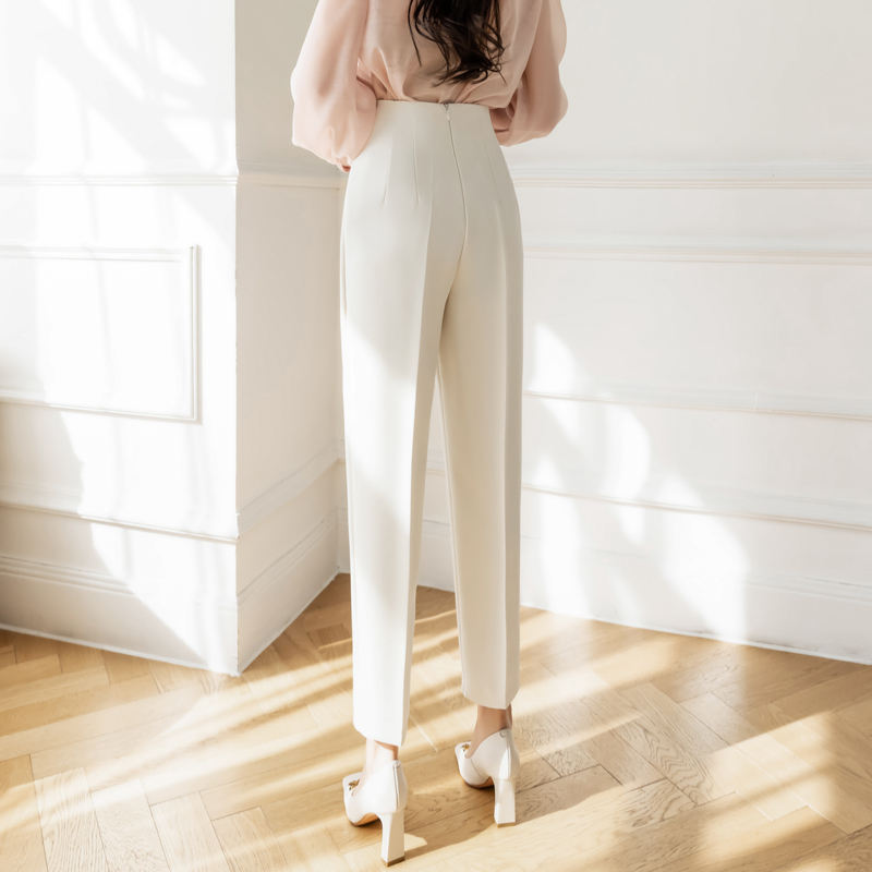 Autumn Casual high waist pants bud feet business suit