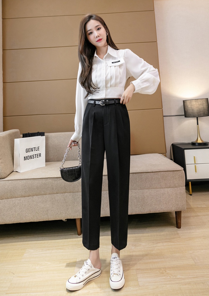 Autumn high waist pencil pants Casual harem pants for women