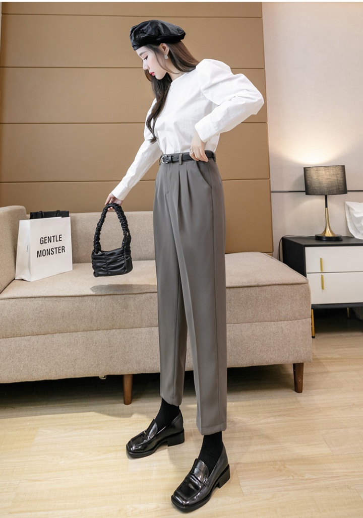 Autumn high waist pencil pants Casual harem pants for women