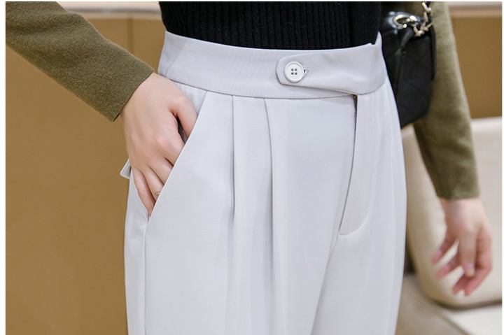 Feet loose high waist pants harem autumn suit pants