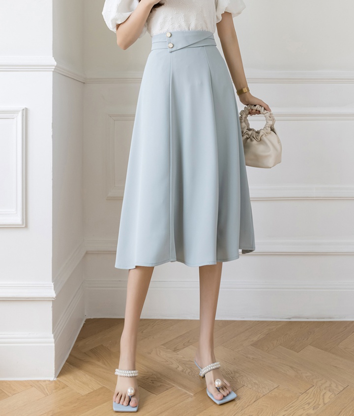 France style skirt high waist long skirt for women