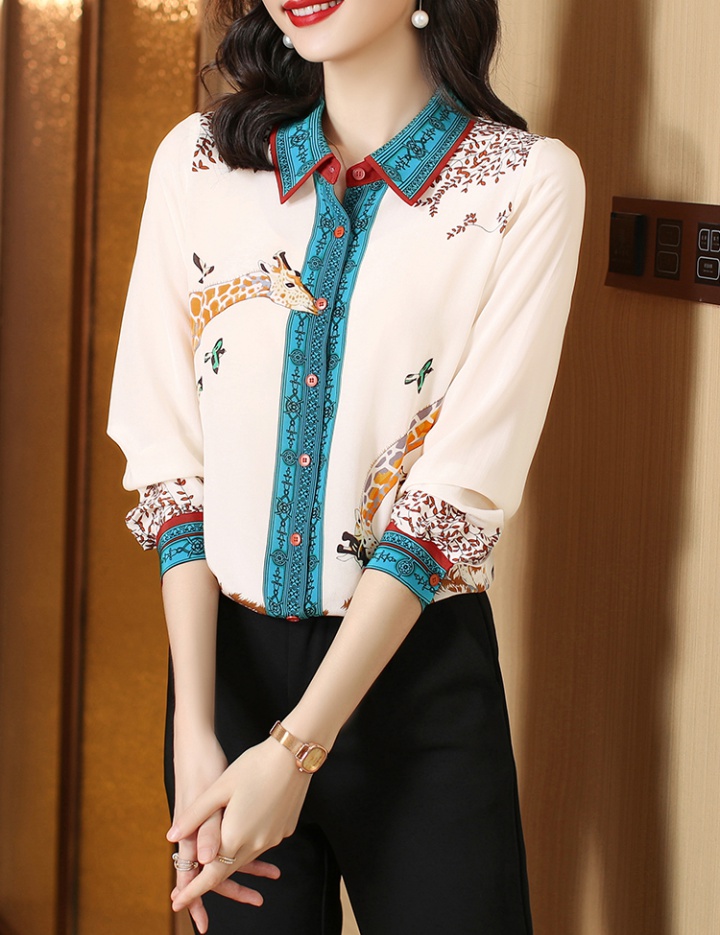 Autumn tops Western style shirt for women