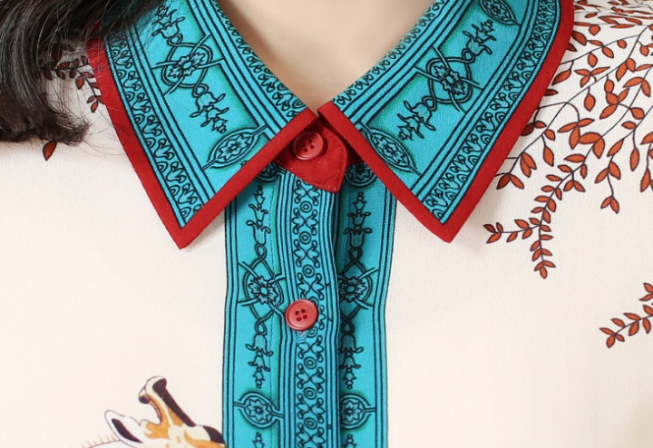 Autumn tops Western style shirt for women