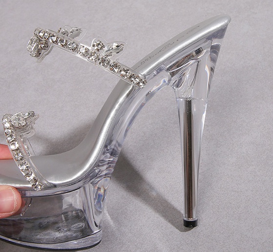 Crystal high-heeled shoes pole dancing shoes for women