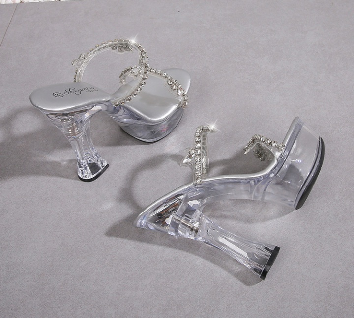 Crystal high-heeled shoes pole dancing shoes for women