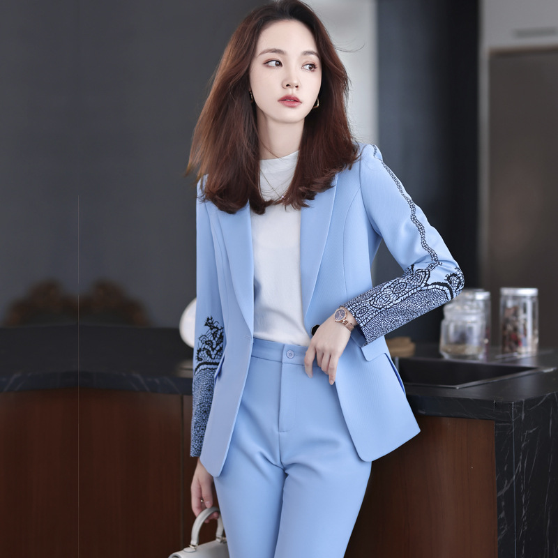 Spring and autumn business suit coat a set for women