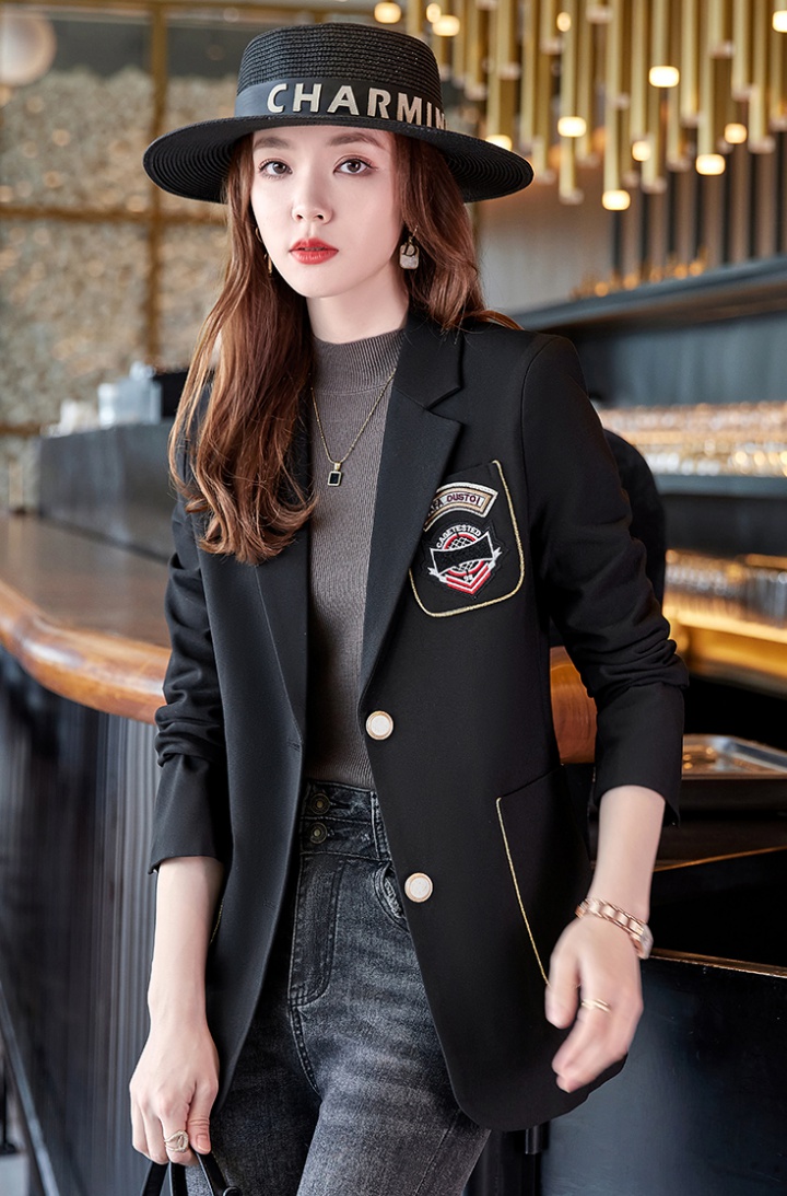 Casual commuting business suit long sleeve tops for women