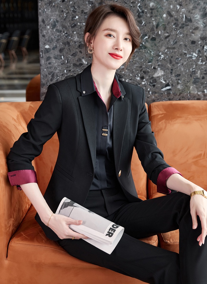 Fashion suit pants overalls business suit a set for women