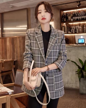 Autumn fashion Casual tops temperament brown business suit