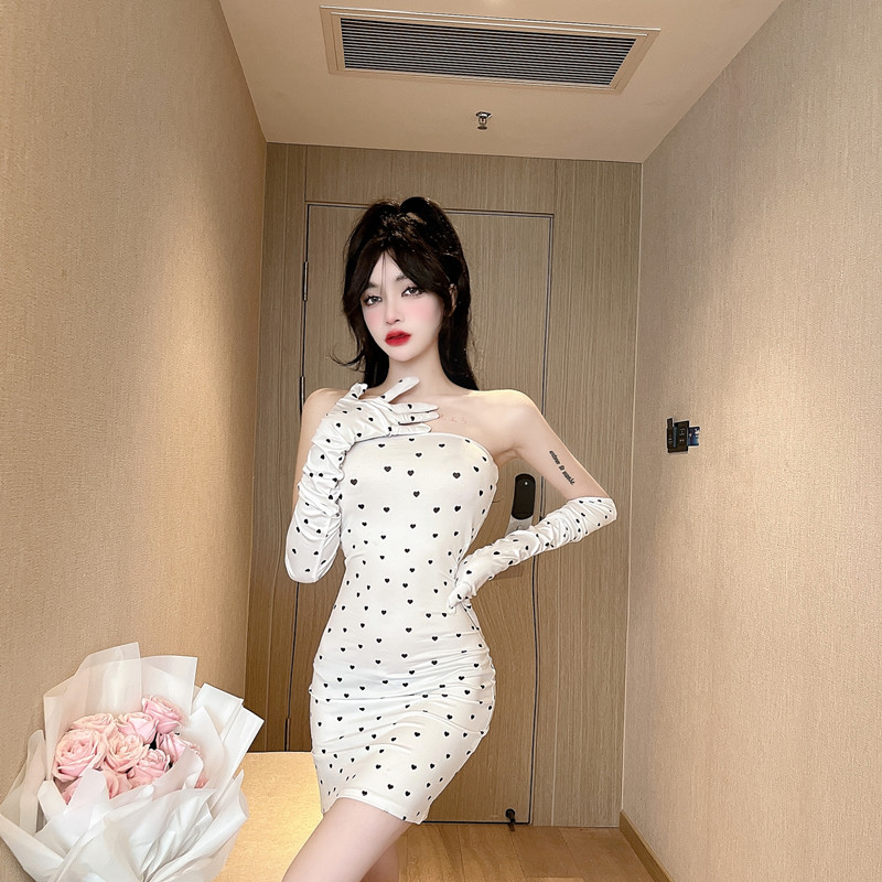 Modeling package hip formal dress tight dress